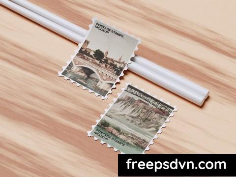 Stamp Postage Display Mockup 6PEPBWQ 0