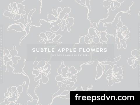 Subtle Apple Flowers D4TNSF8 0