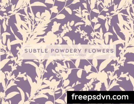 Subtle Powdery Flowers 84A482A 0