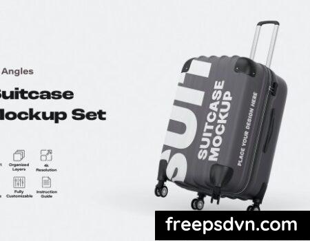 Travel Suitcase Mockup Set SJGARDH 0