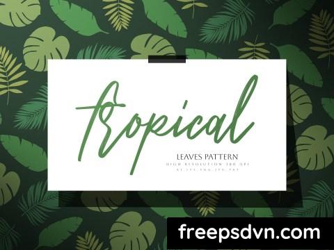 Tropical Leaves Pattern M99N59H 0