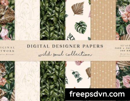 Tropical Seamless Patterns Leopards Palm Tree L97DSD9 0 scaled 1