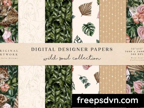 Tropical Seamless Patterns Leopards Palm Tree L97DSD9 0 scaled 1