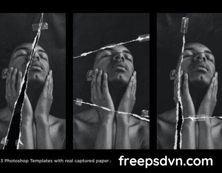 Vertical Ripped Photo Effect 3Q85AYV Vertical Ripped Photo Effect 3Q85AYV 0