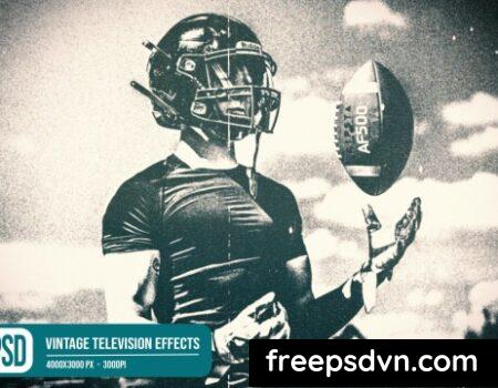 Vintage Television Photo Effects BBX3AJW Vintage Television Photo Effects BBX3AJW 0