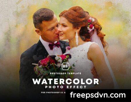 Watercolor Photo Effect JY5CWH8 Watercolor Photo Effect JY5CWH8 0