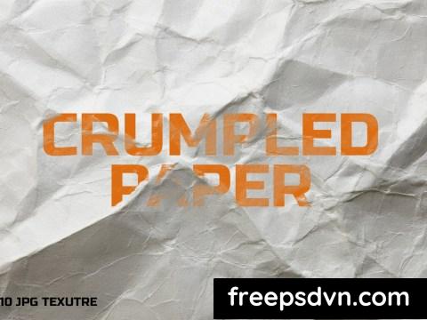 White Crumpled Paper LTRQK2K 0