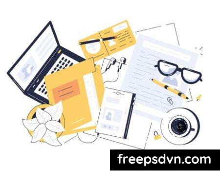 Working Space Interior Vector Illustration GKVAPJU Working Space Interior Vector Illustration GKVAPJU 0