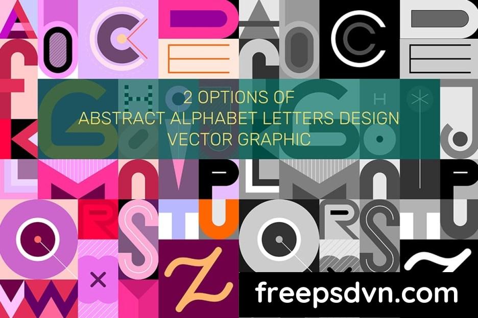 abstract vector design of alphabet letters 8stexu9 0 1