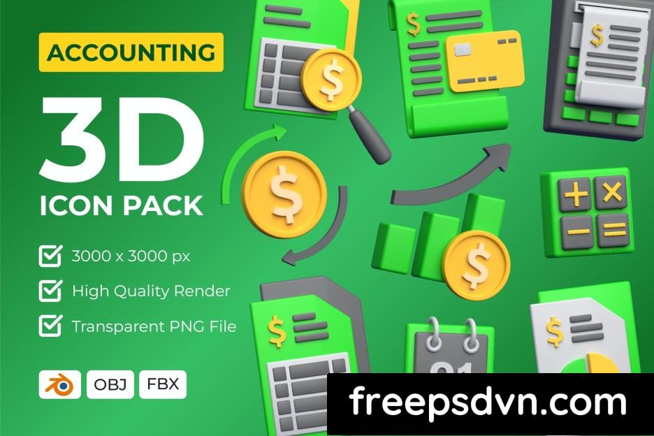 accounting 3d icon pack tvr82v8 0 1