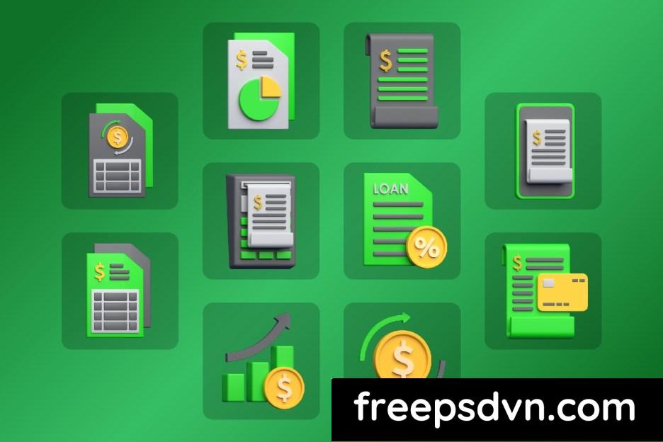 accounting 3d icon pack tvr82v8 4