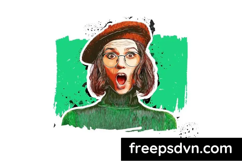 cartoon art photoshop action d8ytljl 1