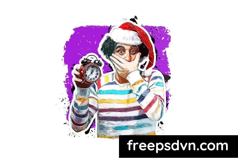 cartoon art photoshop action d8ytljl 3