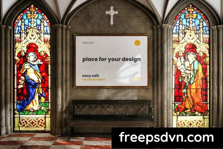 church scenes frame mockups agtvw37 3