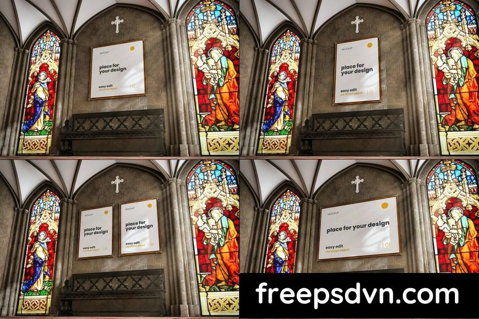 church scenes frame mockups agtvw37 9