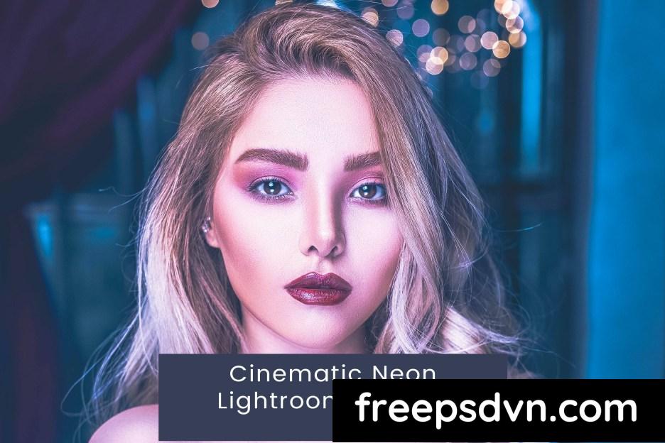 cinematic neon lightroom presets un9bu3v 0