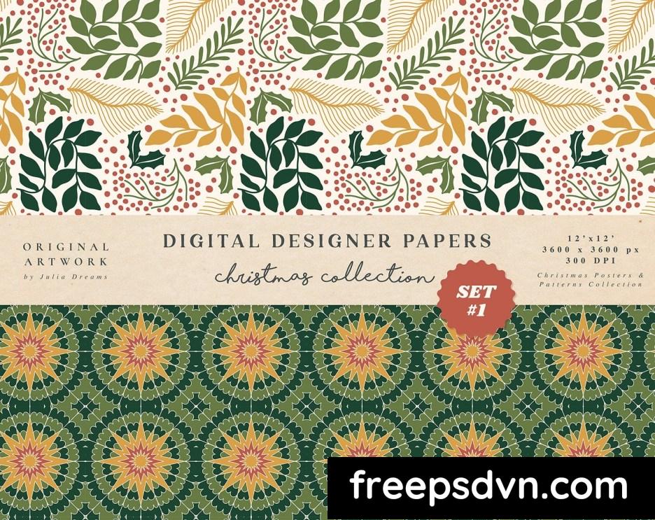 classic christmas seamless patterns winter f4dy5wj 1