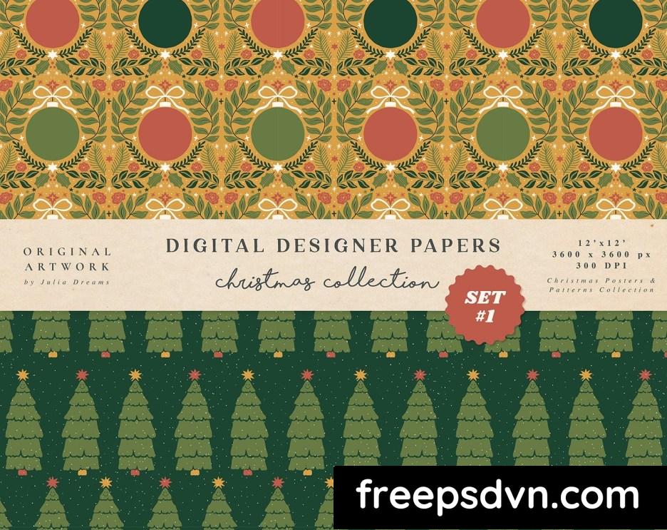 classic christmas seamless patterns winter f4dy5wj 3