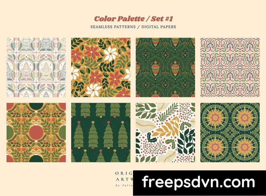 classic christmas seamless patterns winter f4dy5wj 5