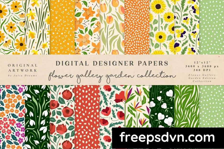 garden flowers seamless patterns orange red 9gxd9a3 0 scaled 1