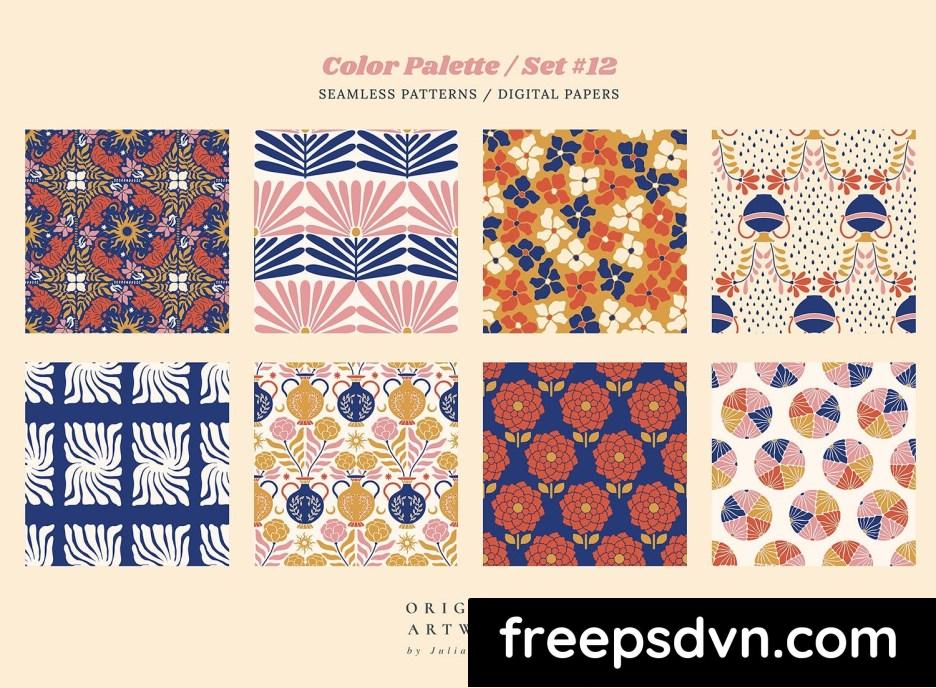 groovy boho seamless patterns papers blue asian m9uvlsc 2