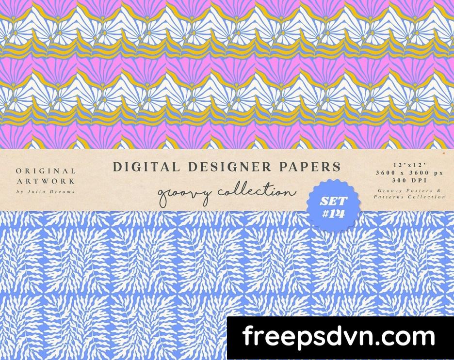 groovy boho seamless patterns papers love peace nw9s3ux 4