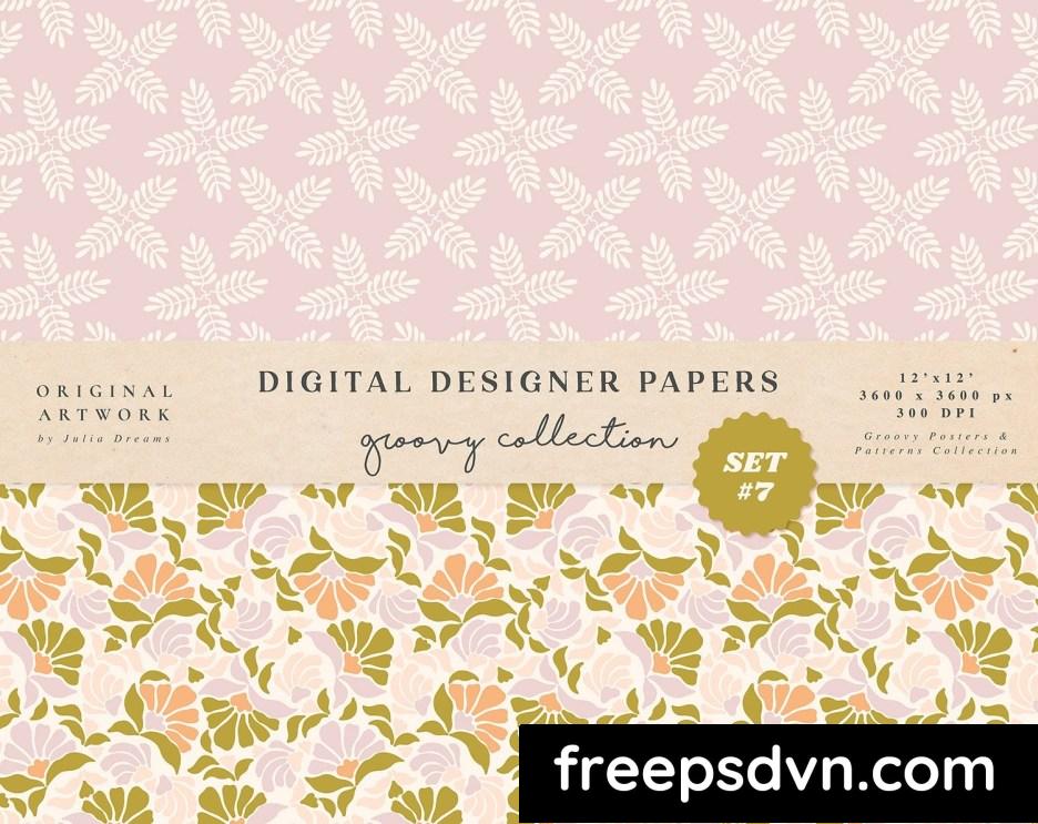 groovy boho seamless patterns papers pastel colors lb27cs3 2