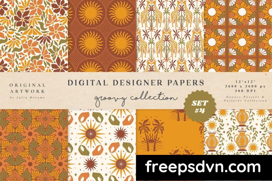 groovy boho seamless patterns papers safari r5scrzb 0 scaled 1