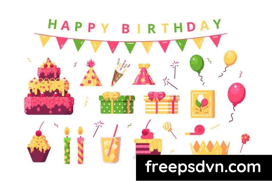 happy birthday symbols set p8rtld5 1