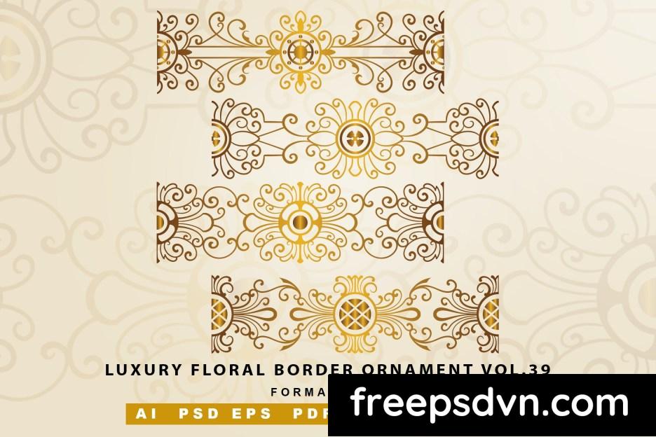 luxury floral border ornament vol 39 jxvykwd 0 1