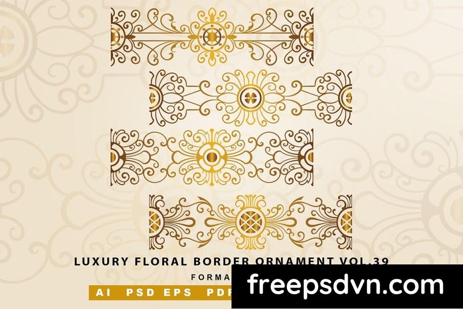 luxury floral border ornament vol 39 jxvykwd 1