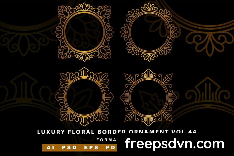 luxury floral border ornament vol 44 9gl9hlh 1