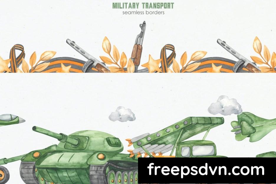 military transport watercolor bkh8g8c 1