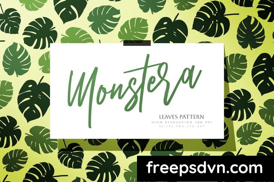 monstera leaves pattern ax79fw4 0 1