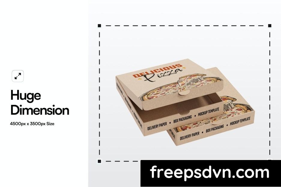 pizza box packaging paper mockup msfqem5 10