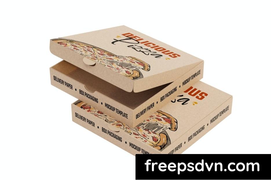 pizza box packaging paper mockup msfqem5 9