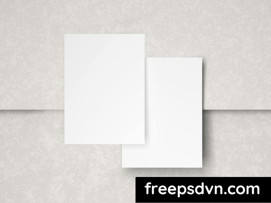 realistic a4 paper mockup set bc7fv8l 2