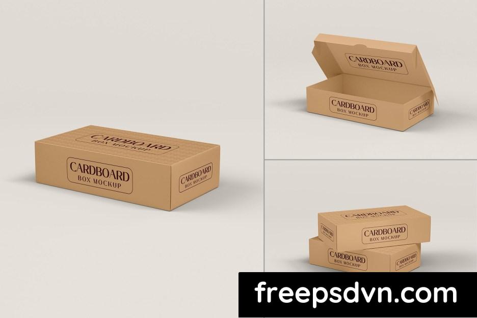 rectangular cardboard box branding mockup set ph4zg7x 0