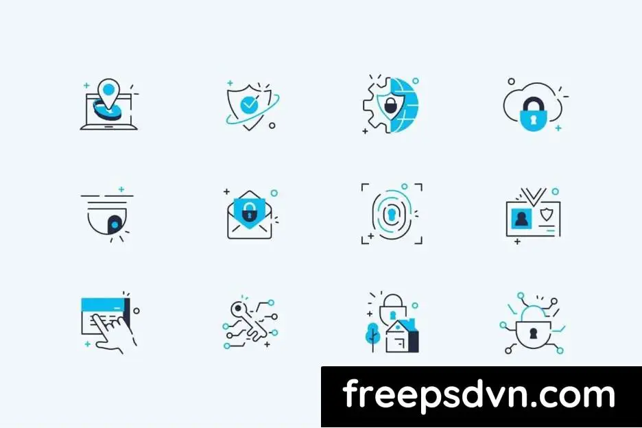 security line icons set vector illustration colle s75nr2q 0