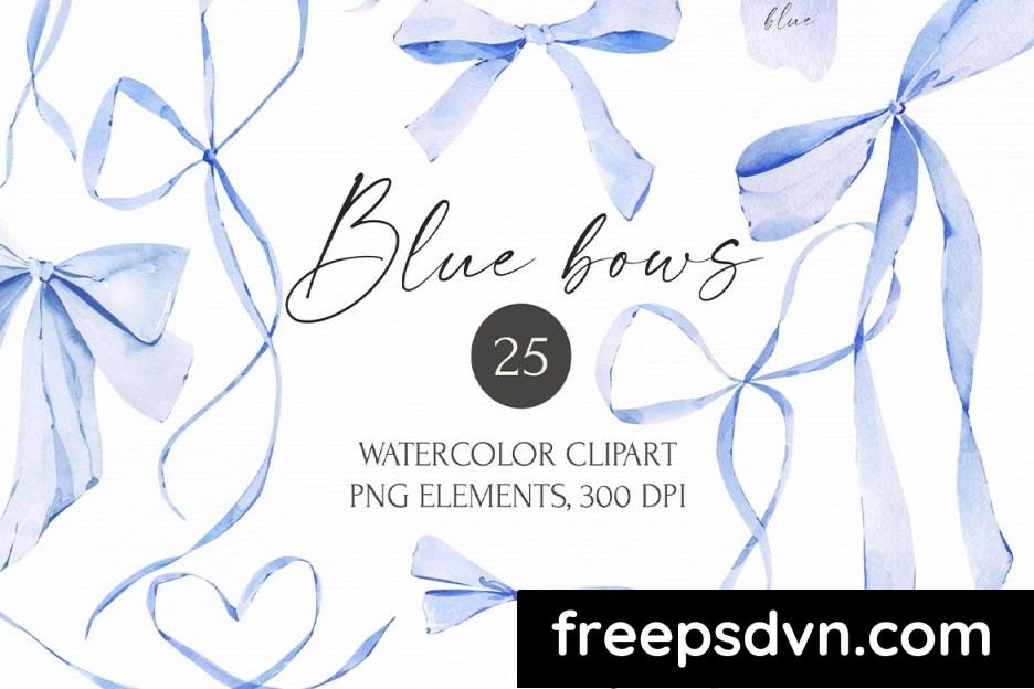watercolor blue bows clipart baby shower images ccn9vv3 0