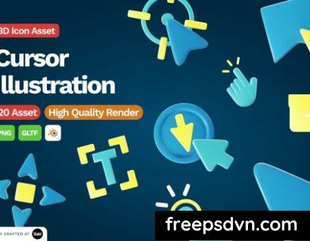 3D Cursor Illustration J5VP9JN 3D Cursor Illustration J5VP9JN 0