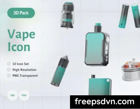 3D Icon Vape Illustration YYRHDNY 3D Icon Vape Illustration YYRHDNY 0