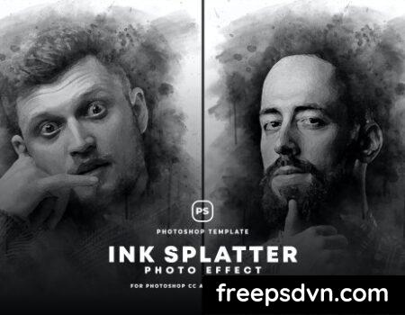 Ink Splatter Photo Effect 9X8MYAQ 9X8MYAQ ybpho1VYux