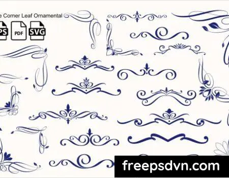 Blue Corner Leaf Ornamental J724WPK Blue Corner Leaf Ornamental J724WPK 0