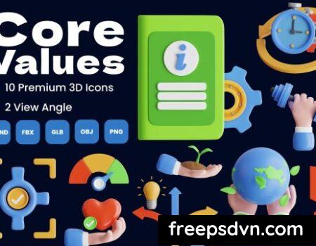 Core Values 3D Icon VXJZA5N Core Values 3D Icon VXJZA5N 0 scaled 1