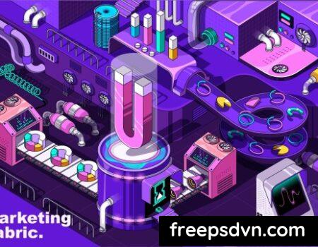 Marketing Isometric Design Concept HV6Y84R Marketing Isometric Design Concept HV6Y84R 0