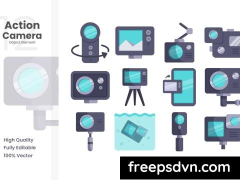 Action Camera Vector Element Set 92FSR45 0