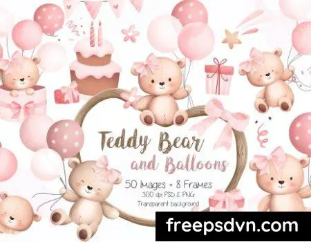 Baby Teddy Bears and Balloons AYQDT5L Baby Teddy Bears and Balloons AYQDT5L 0