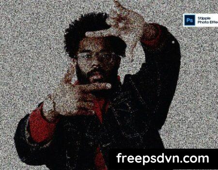 Stipple Photo Effect D2HUKAS D2HUKAS YgnfsXt4PE