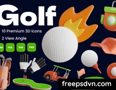 Golf 3D Icon GVDL6VM Golf 3D Icon GVDL6VM 0 scaled 1